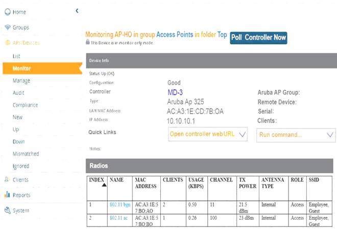 HPE6-A70 dumps exhibit