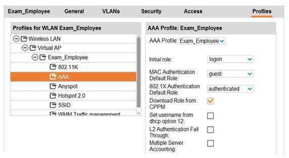 HPE6-A70 dumps exhibit