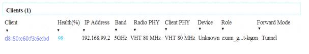 HPE6-A70 dumps exhibit